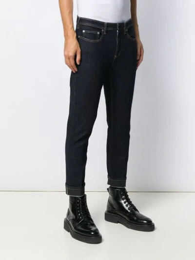 Shop Neil Barrett Skinny Fit Jeans In Blue