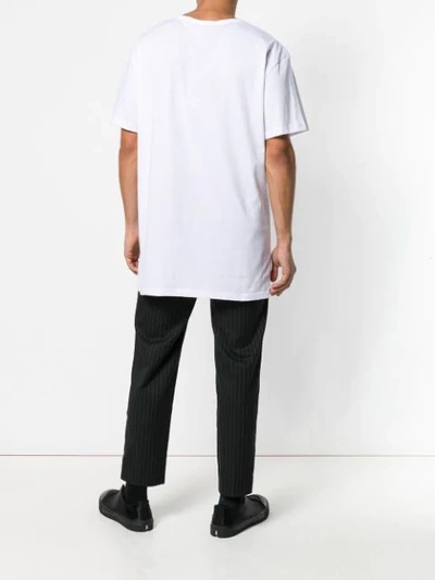Shop Alexander Mcqueen Writing Print T-shirt - White