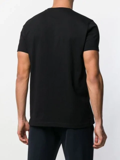 Shop Aspesi Kinky Atoms Print T-shirt In Black