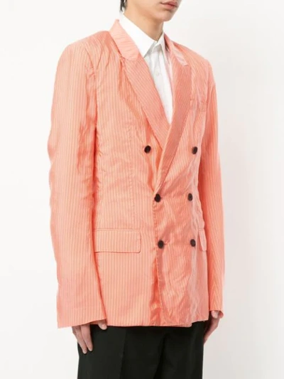 Haider Ackermann Double-breasted Blazer In Yellow