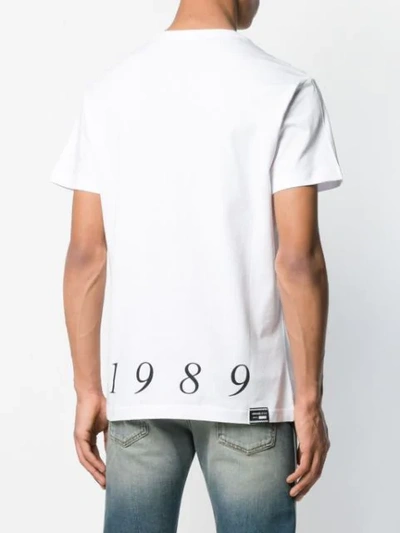 Shop Versace Jeans Photographic Print T In White