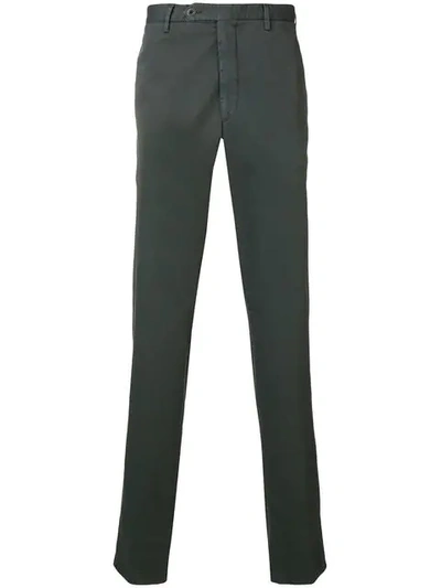 Shop Lardini Paris Trousers In Grey