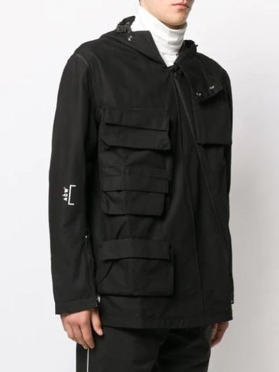 Shop A-cold-wall* Detachable Sleeve Cargo Jacket In Black