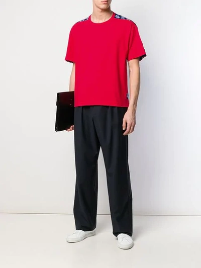 Shop Marni Printed Back T In Red