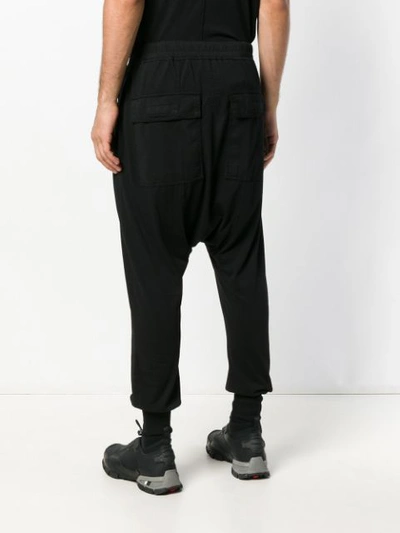 Shop Rick Owens Drkshdw Loose Track Trousers In Black