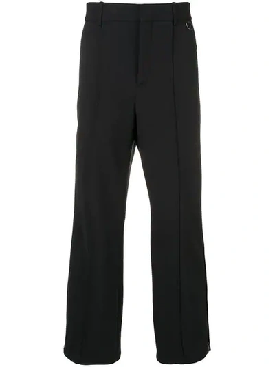 Shop Neil Barrett Straight Leg Trousers In Black