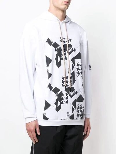 Shop Liam Hodges Kapuzenpullover Mit Print In White