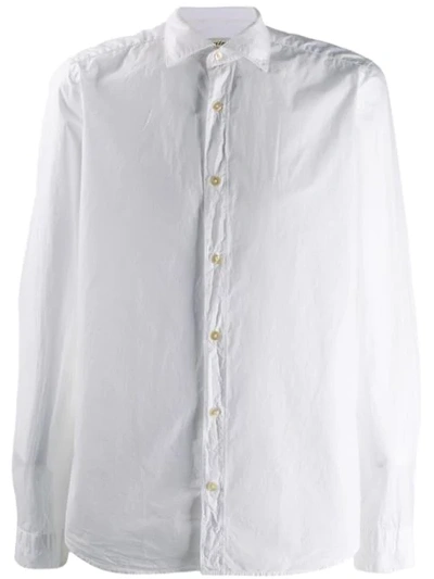 Shop Al Duca D'aosta Pointed Collar Shirt In White