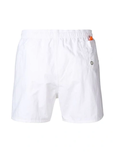 Shop Heron Preston Drawstring Swim Shorts In White