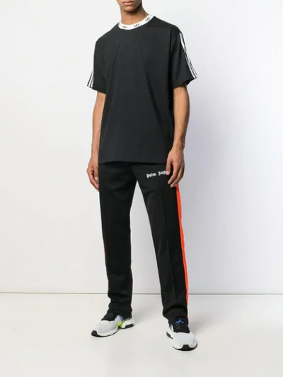 ADIDAS TREFOIL RIBBED T-SHIRT - 黑色