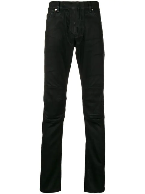 Balmain Slim Fit Jeans In Black | ModeSens