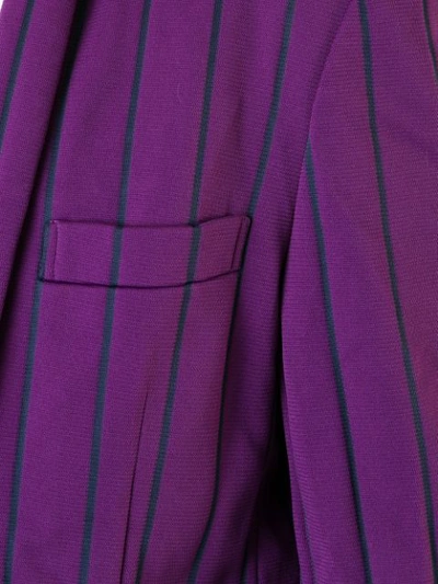 Pre-owned Comme Des Garçons Pinstripe Suit In Purple