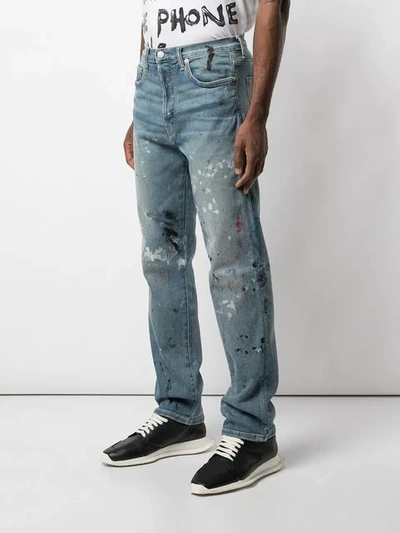 Shop Lost Daze Painter Jeans In Blue