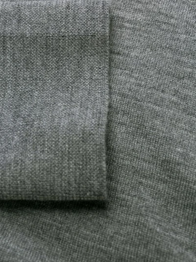 Shop Eleventy Crew Neck Jumper In Grey