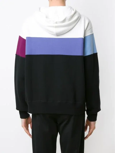 Shop Àlg Colour Block Hoodie - Multicolour