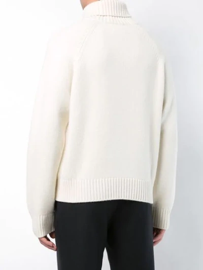 HOLIDAY CHUNKY TURTLE NECK JUMPER - 白色