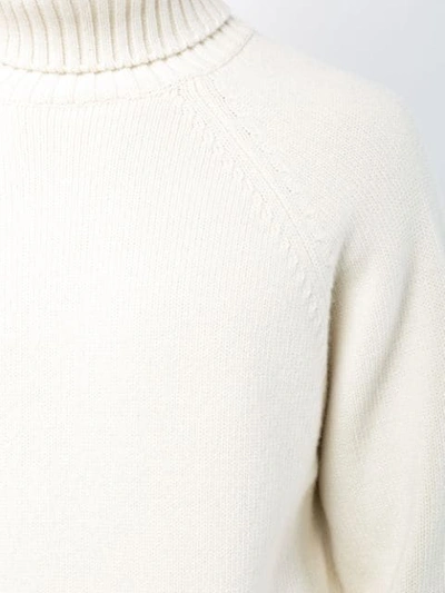 HOLIDAY CHUNKY TURTLE NECK JUMPER - 白色