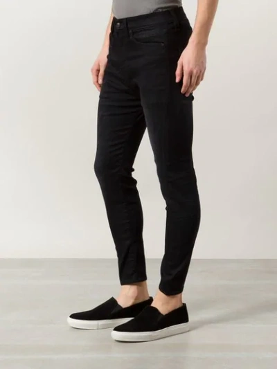 Shop R13 Drop-crotch Skinny Jeans In Black