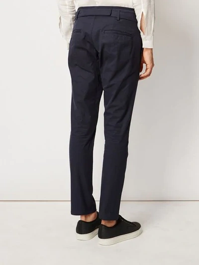 Shop 08sircus Tapered Chinos In Blue