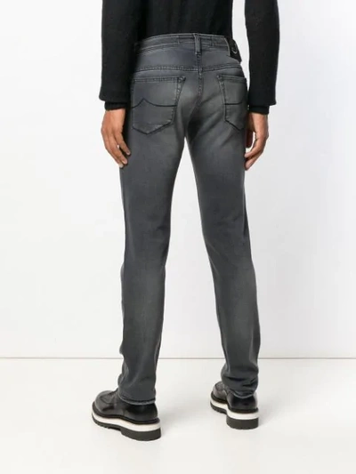 Shop Jacob Cohen Faded Effect Jeans - Grey