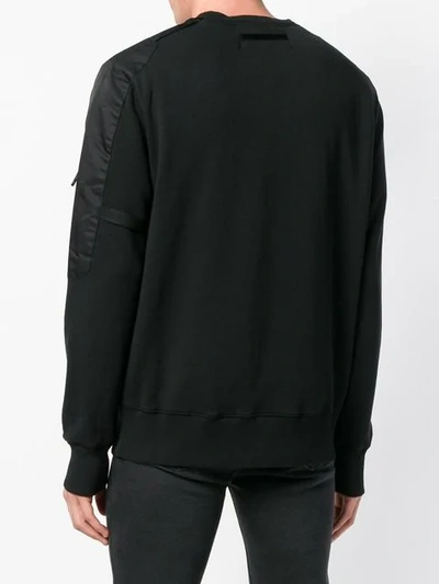 Shop Alix Crewneck Sweatshirt In 1 Black