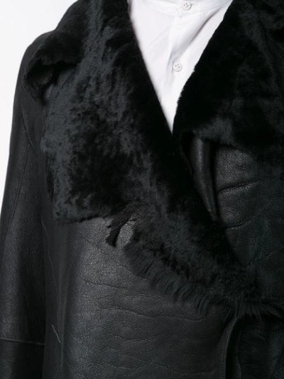Shop Ann Demeulemeester Side Fastening Jacket In Black