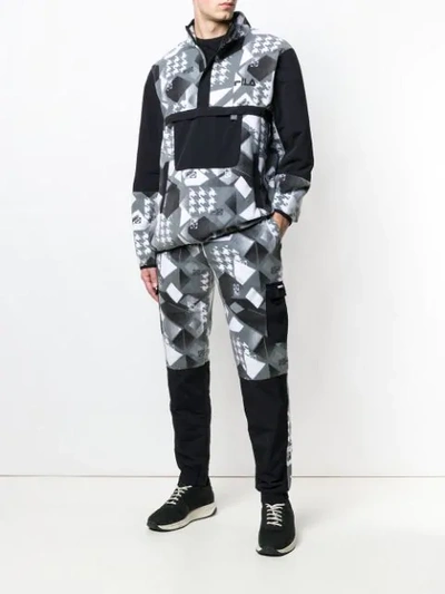 LIAM HODGES GRAPHIC PRINT JUMPER - 黑色