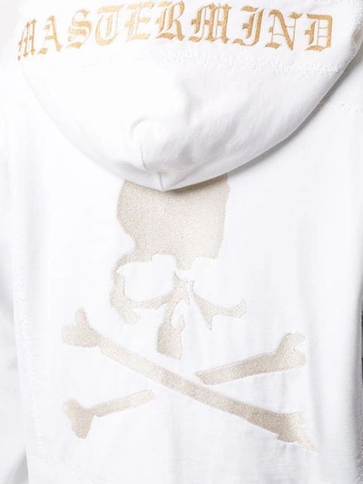 Shop Mastermind Japan Zipped-up Jacket In White