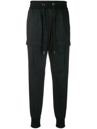 Shop Dolce & Gabbana Cargo Pants In N0000  Black