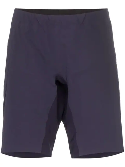 Shop Arc'teryx Secant Nylon Track Shorts In Purple