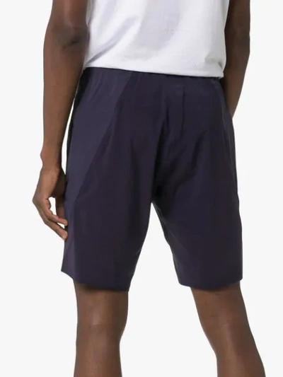 Shop Arc'teryx Secant Nylon Track Shorts In Purple