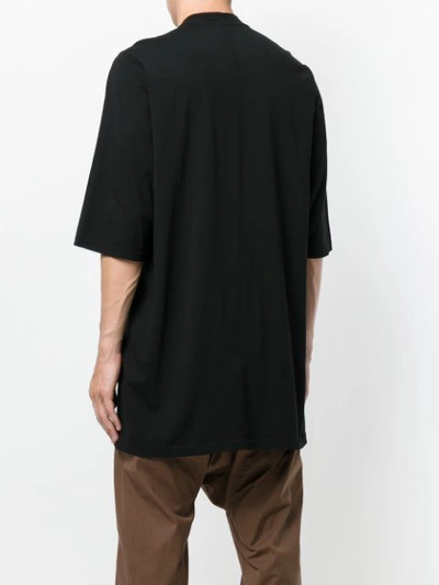 Shop Rick Owens Drkshdw Oversized-t-shirt Mit Rundem Ausschnitt In 09 Black