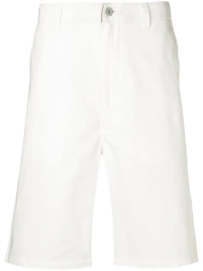 Shop Junya Watanabe Chino Shorts In White
