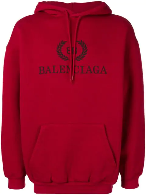 balenciaga sweatshirt red