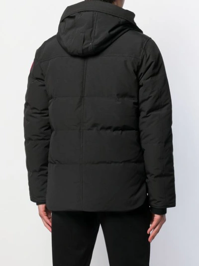 Shop Canada Goose Parka Coat In Black