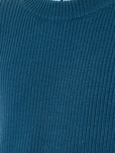 Shop Namacheko Ribbed Knit Sweater In Blue