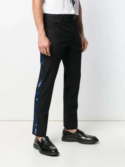 Shop Neil Barrett Smart Trousers In Black