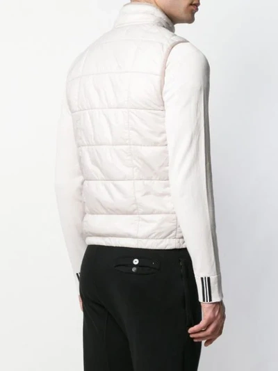 Shop Stone Island Quilted Gilet In Neutrals