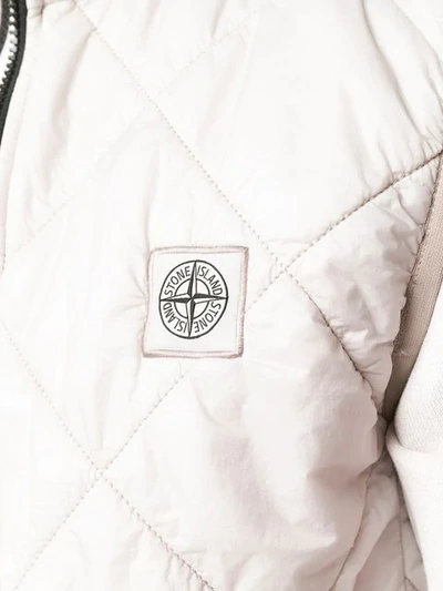 STONE ISLAND 绗缝马甲 - 大地色