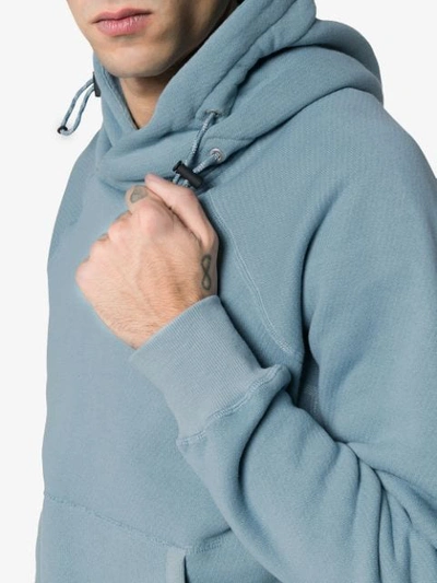 Shop Satisfy Cotton Hooded Sweatshirt - Blue