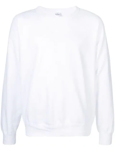 Shop Save Khaki United Supima Sweatshirt In White