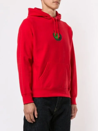 Shop Supreme Apple Hoodie In Red