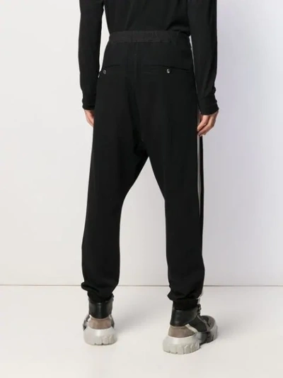 Rick Owens Track Pants Pants In Black Viscose In Black