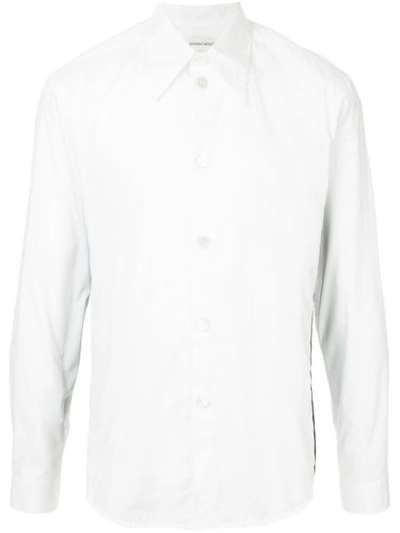Shop Namacheko Side Stripe Shirt - White