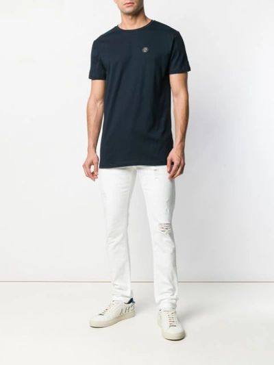 Shop Philipp Plein Straight Fit Jeans In White