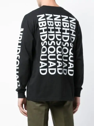 Shop Neighborhood Sweatshirt Mit Logo-print In Black