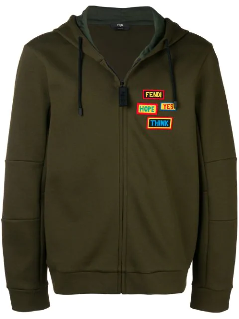 fendi green hoodie