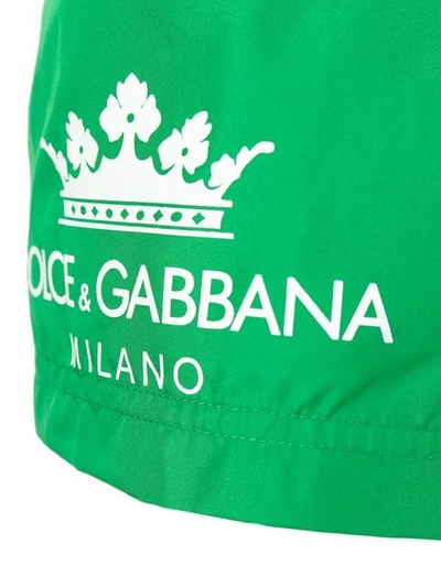 Shop Dolce & Gabbana Klassische Badeshorts In Green