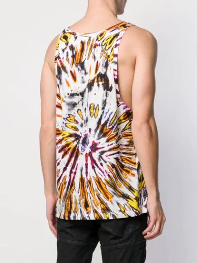 Shop Dsquared2 Tie-dye Tank Top In White