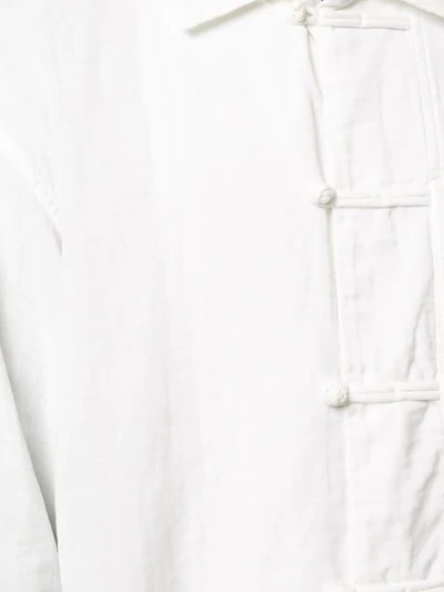 Shop Issey Miyake Changshan Shirt In White